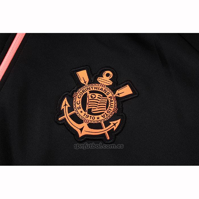 Chandal de Chaqueta del Corinthians 2025-2026 Negro Naranja